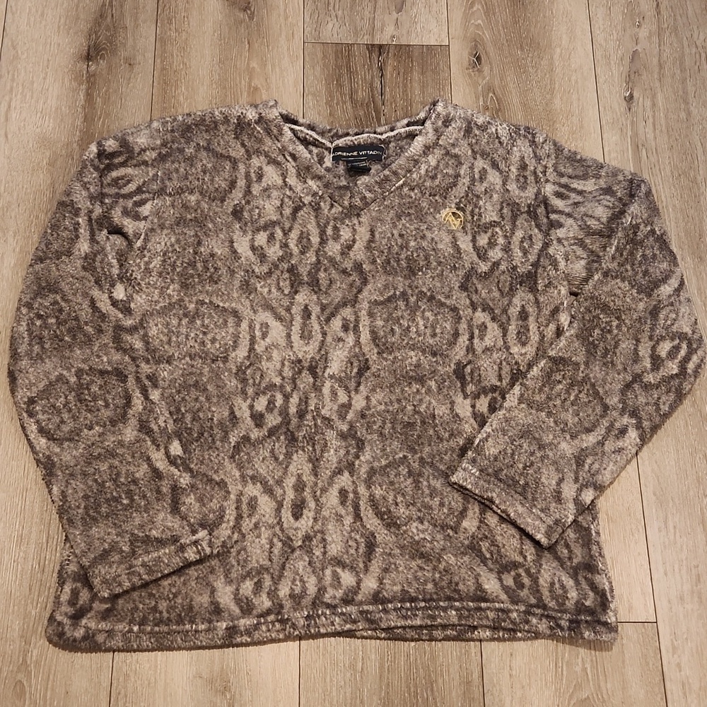 Adrienne Vittadini V Neck Sweater